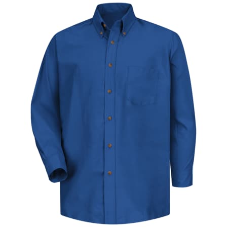 Mns Ls Button Down Poplin Shirt-Rb,3XL