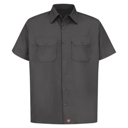 Mens Ss Twill 65/35 Work Shirt-Ch,3XL