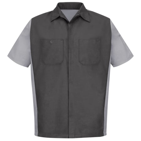 U Ss 65/35 Crew Shirt - Ch/Gray,M