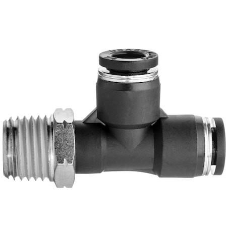 Nylon Nylon Push To Connect Fitting - Male Run, 1/2 Tube Size