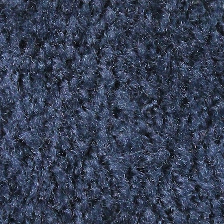 Plush Mat, Deeper Navy 3' X 10', Smooth Backing