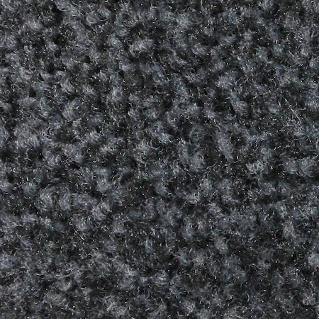 Plush Mat, Midnight Grey 3' X 5', Smooth Backing