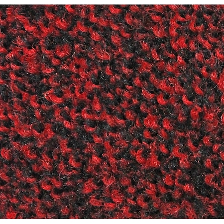 Plush Mat, Red Pepper 4' X 6', Smooth Backing