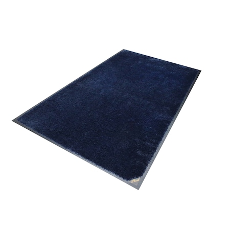 Plush Mat, Deeper Navy 3' X 5', Smooth Backing