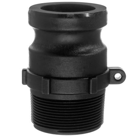 Cam And Groove Fitting, Brass, F, 1/2 Adapter X 1/2 Male NPT