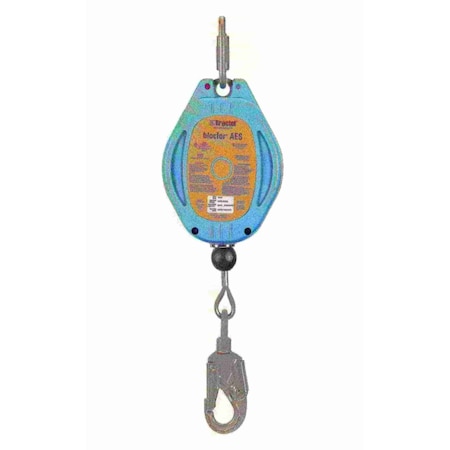 Self Retracting Lifeline, 20 Ft., 310 Lbs., One Person Weight Capacity, Blue