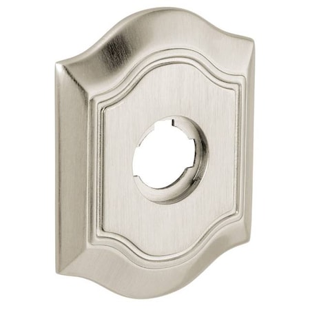 Single Privacy Rosettes Lifetime Satin Nickel