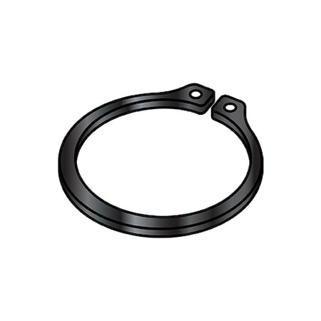 External Retaining Ring, Steel Black Phosphate Finish, 1.312 In Shaft Dia, 500 PK