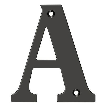 Residential Letter A Oil Rubbed Bronze 4