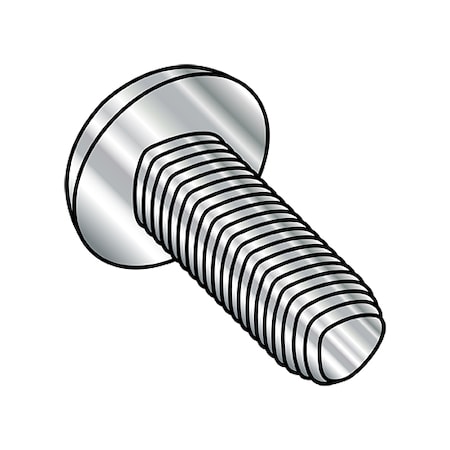 #6-32 X 3/8 In Phillips Pan Machine Screw, Plain Steel, 5000 PK