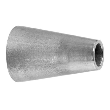Sanitary Fitting, Butt Weld, 304SS, Reducer, 1 X 1/2, Tube Material: 304 Stainless Steel