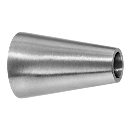 Sanitary Fitting, Butt Weld, 304SS, Reducer, 1-1/2 X 1, Specific Fitting Shape: Straight