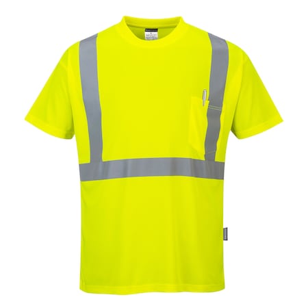 Hi-Vis Pocket T-Shirt,XXL