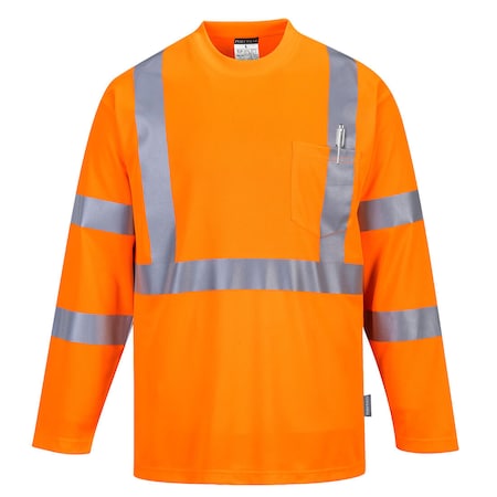 Hi-Vis Long Sleeved T-Shirt,L