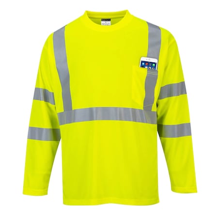 Hi-Vis Long Sleeved T-Shirt,XL