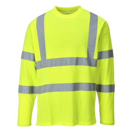 Hi-Vis T-Shirt Long Sleeves,Med