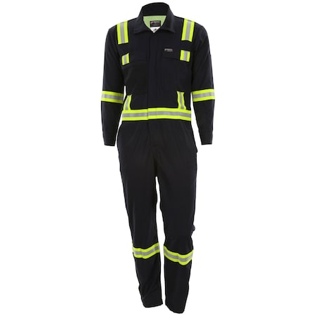 Coverall,8.9 Cal/sq Cm,Navy Blue