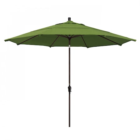Patio Umbrella, Octagon, 110.5 H, Sunbrella Fabric, Spectrum Cilantro