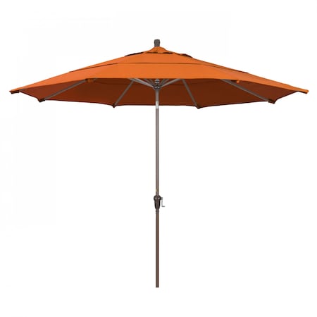 Patio Umbrella, Octagon, 110.5 H, Sunbrella Fabric, Tuscan