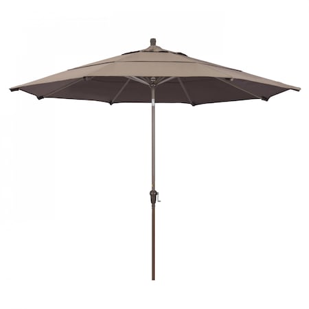 Patio Umbrella, Octagon, 110.5 H, Sunbrella Fabric, Taupe