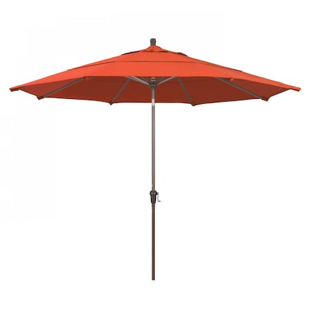 Patio Umbrella, Octagon, 110.5 H, Olefin Fabric, Sunset