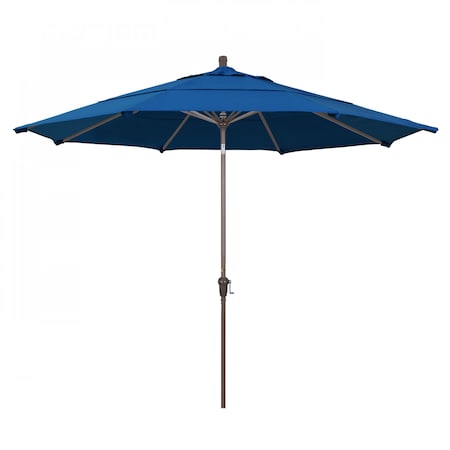 Patio Umbrella, Octagon, 110.5 H, Pacifica Fabric, Pacific Blue
