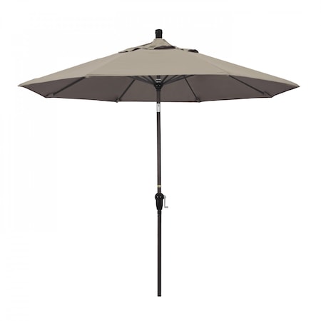 Patio Umbrella, Octagon, 102.38 H, Sunbrella Fabric, Taupe