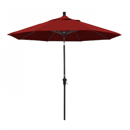 Patio Umbrella, Octagon, 102.38 H, Pacifica Fabric, Red