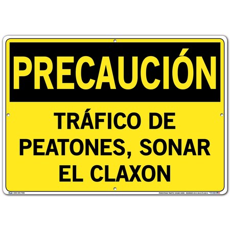 SIGN-CAUTION08,20.5X14.5 POLYSTYRENE.040