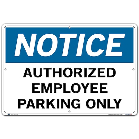 Sign-Notice-15 18.5X12.5 Polystyrene.040