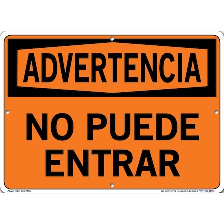 Sign-Warning-01,14.5x10.5,Aluminum,.080