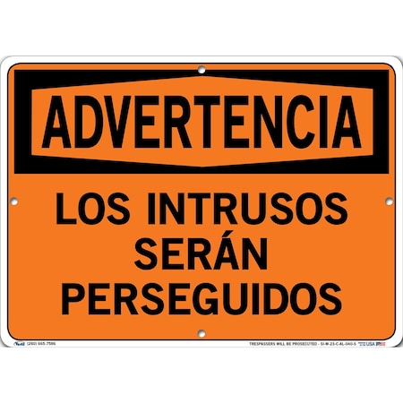 Sign-Warning-23,14.5x10.5,Aluminum,.040