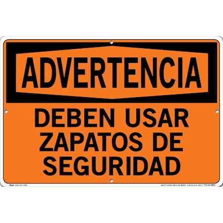 Sign-Warning-42,18.5x12.5,Aluminum,.080