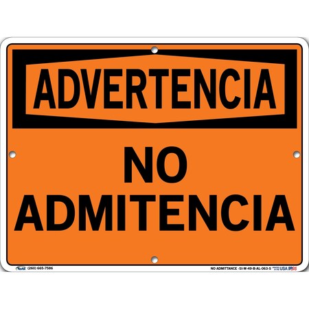 Sign-Warning-49,12.5x9.5,Aluminum,.063