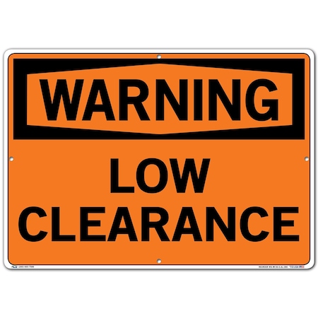 Sign-Warning-56 20.5X14.5 Aluminum .080, SI-W-56-E-AL-080