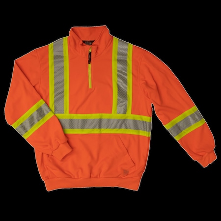 Safety Pullover 1/4 Zip,SJ191-FLOR-XS