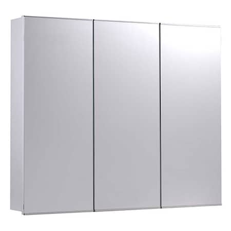 36 X 36 Surface Mounted Stainless Steel Trim Tri-View Cabinet