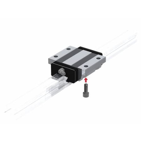 Linear Guide Carriage,83 Mm L,73 Mm W