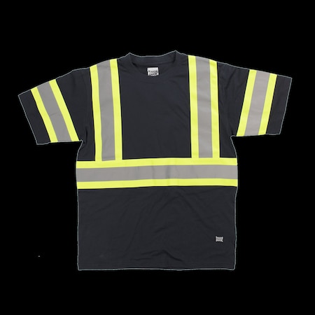 Short Sleeve Safety T-Shirt,ST111-BLACK