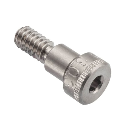 Self-Locking Shoulder Screws, 3A Thr Sz, 1/4 In Thr Lg, 5/8 In Shoulder Lg, 18-8 Stainless Steel