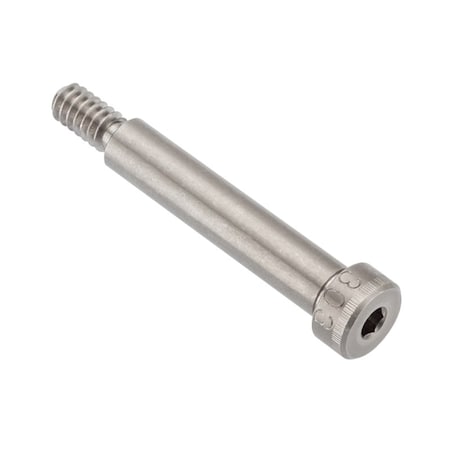 Shoulder Screw, 3A Thr Sz, 3/8 Thr Lg, 1-1/4 In Shoulder Lg, 18-8 Stainless Steel