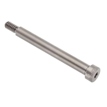 Shoulder Screw, 3A Thr Sz, 3/8 Thr Lg, 2 In Shoulder Lg, Titanium