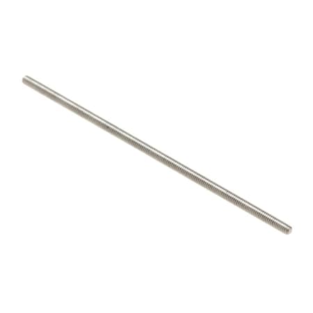 Fully Threaded Threaded Stud, 0-80, 2, 6061, Unfinished Finish