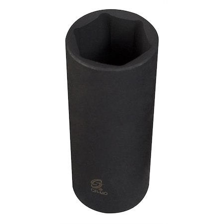 Impact Socket,Deep,6 Pt.,3/8 Drive,12mm