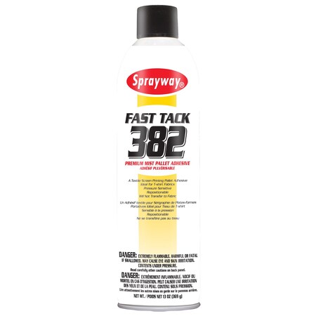 Fast Tack 382 Premium Mist Pallet Adhesive, Silver, 12 PK