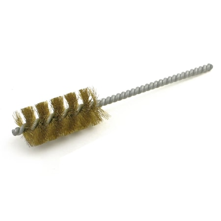 83B500 Tube Brush, .500 Diameter., .005 Brass, 1.5 Brush Part, 5 Overall Length