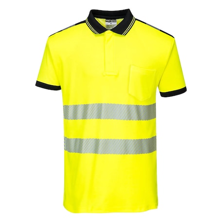 PW3 Hi-Vis Polo Shirt S/S,L