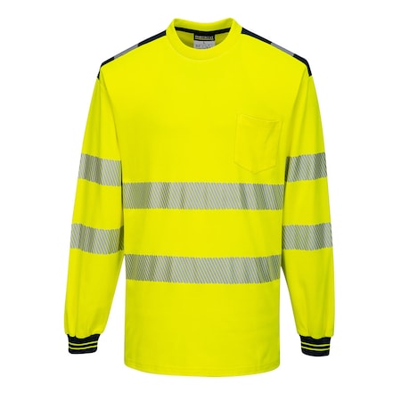 PW3 Hi-Vis T-Shirt L/S,Med