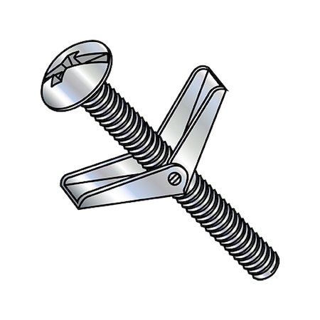 Toggle Bolt, 4 L, Steel