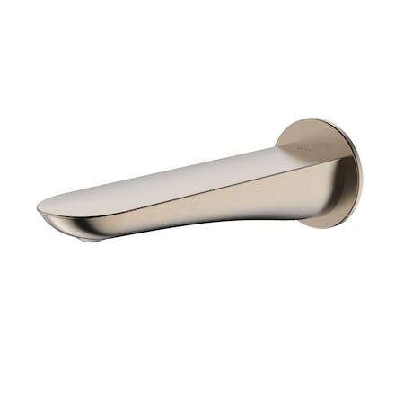 Modern R,Wall Tub Spout,Brushed Nic